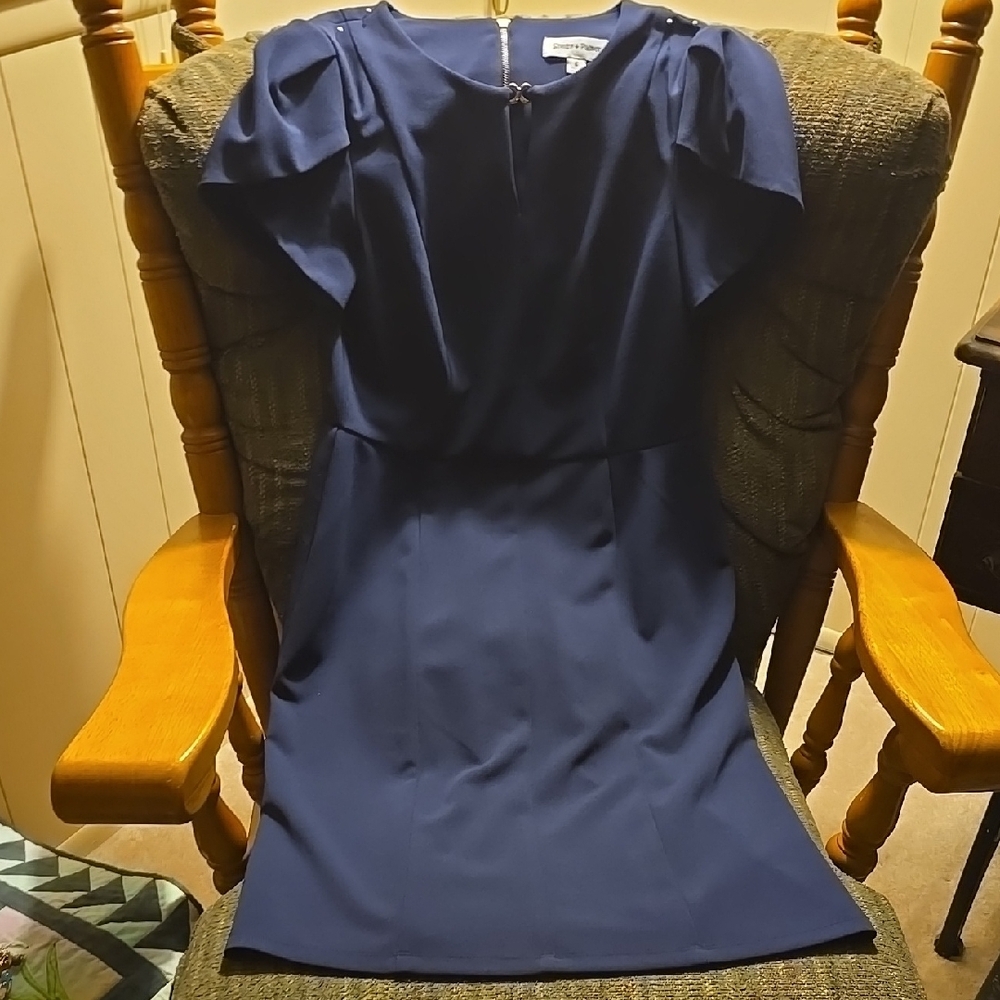 Elegant Blue Dress - Picture 6 of 9